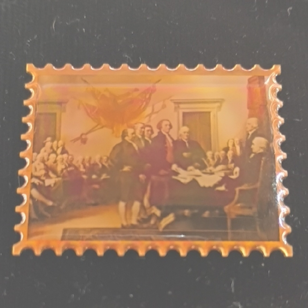 Vintage Style Decorative Stamp Art